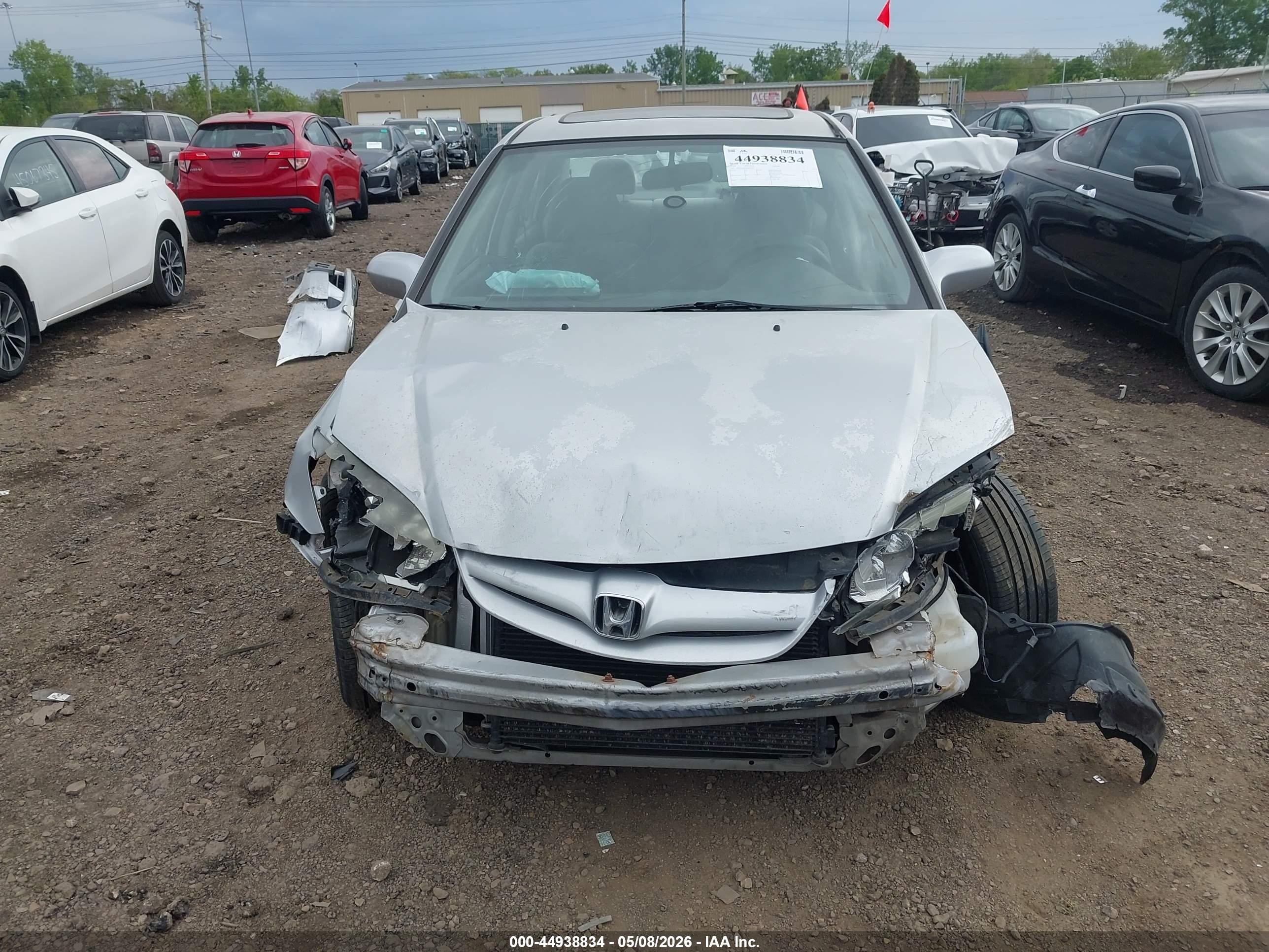 2004 Honda Civic Ex Серебряный vin: 2HGES26834H632521