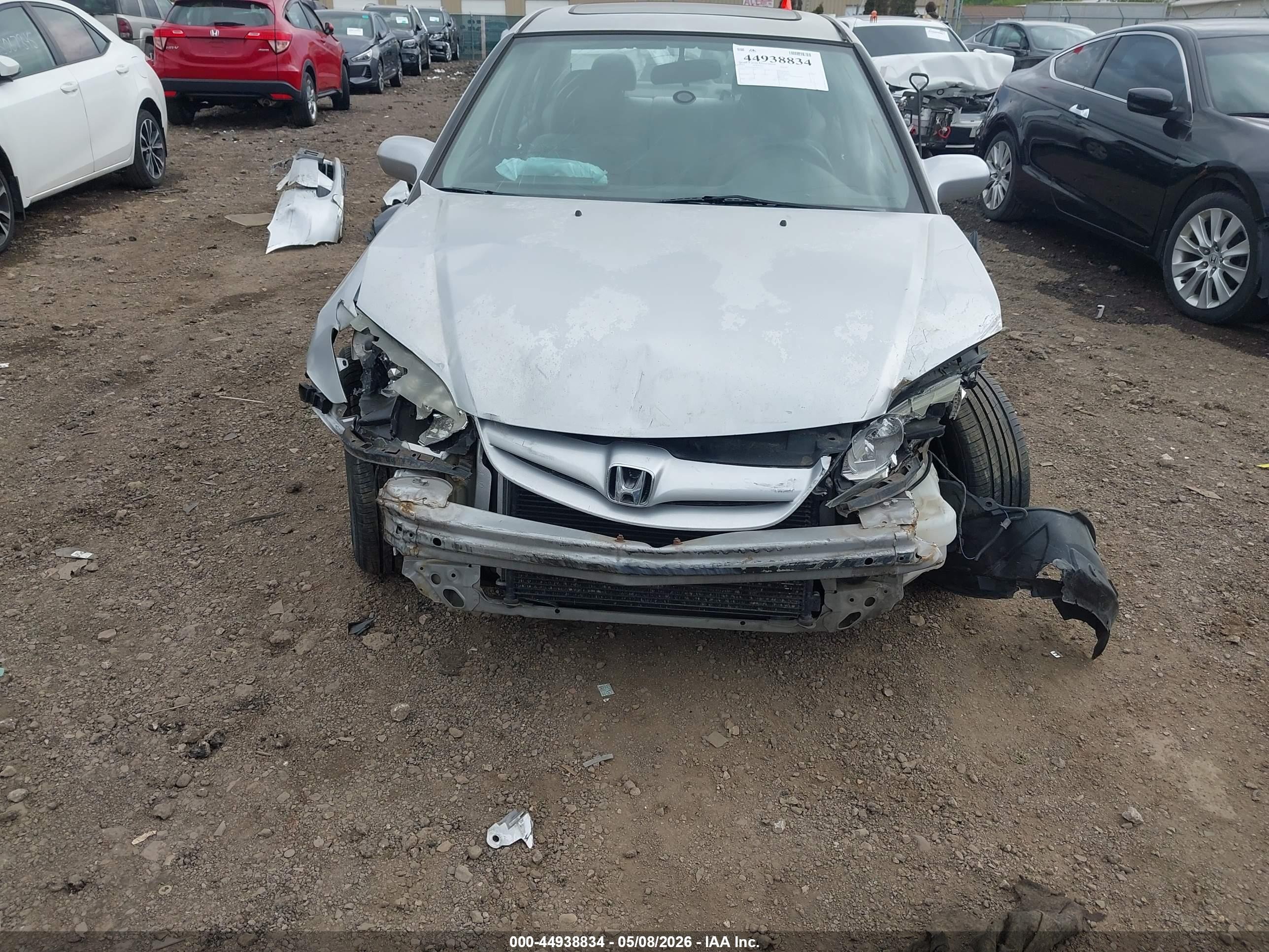 2004 Honda Civic Ex Серебряный vin: 2HGES26834H632521