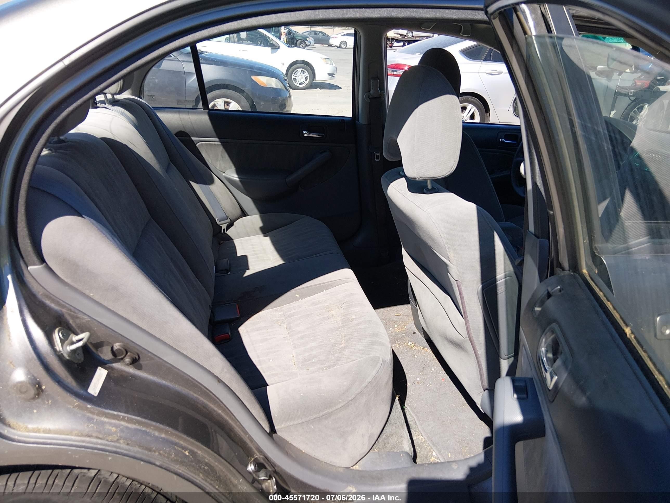 2004 Honda Civic Ex Gray vin: 2HGES26844H603657