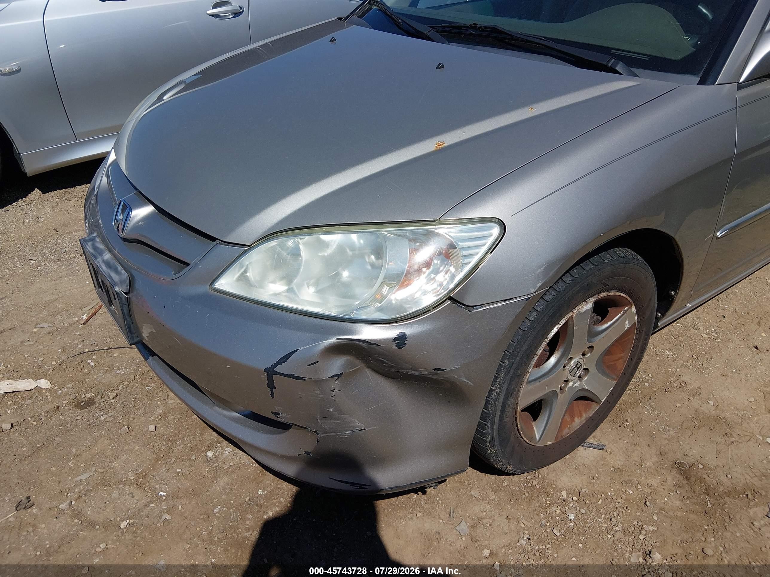 2004 Honda Civic Ex Gold vin: 2HGES26844H609877