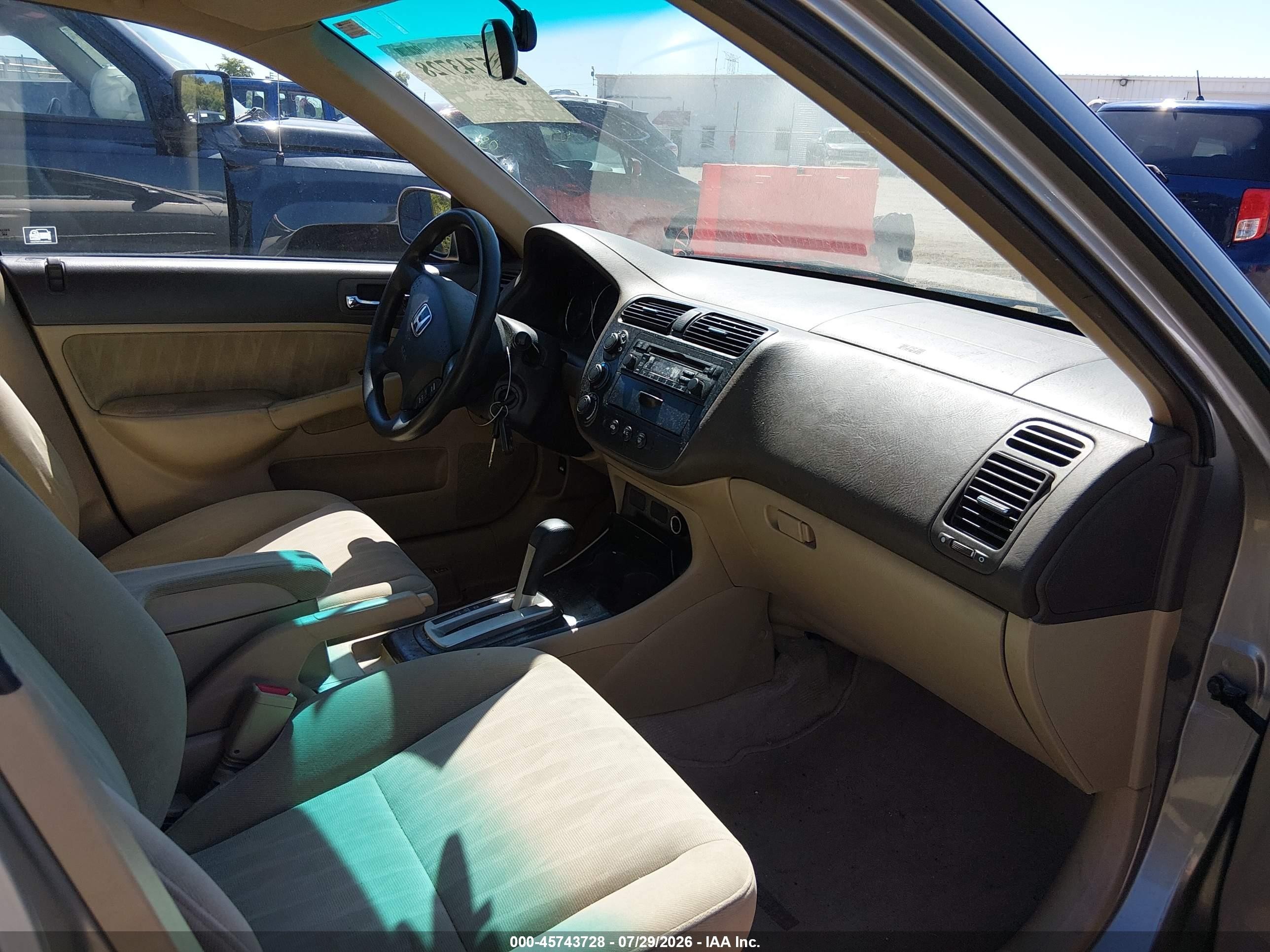 2004 Honda Civic Ex Gold vin: 2HGES26844H609877