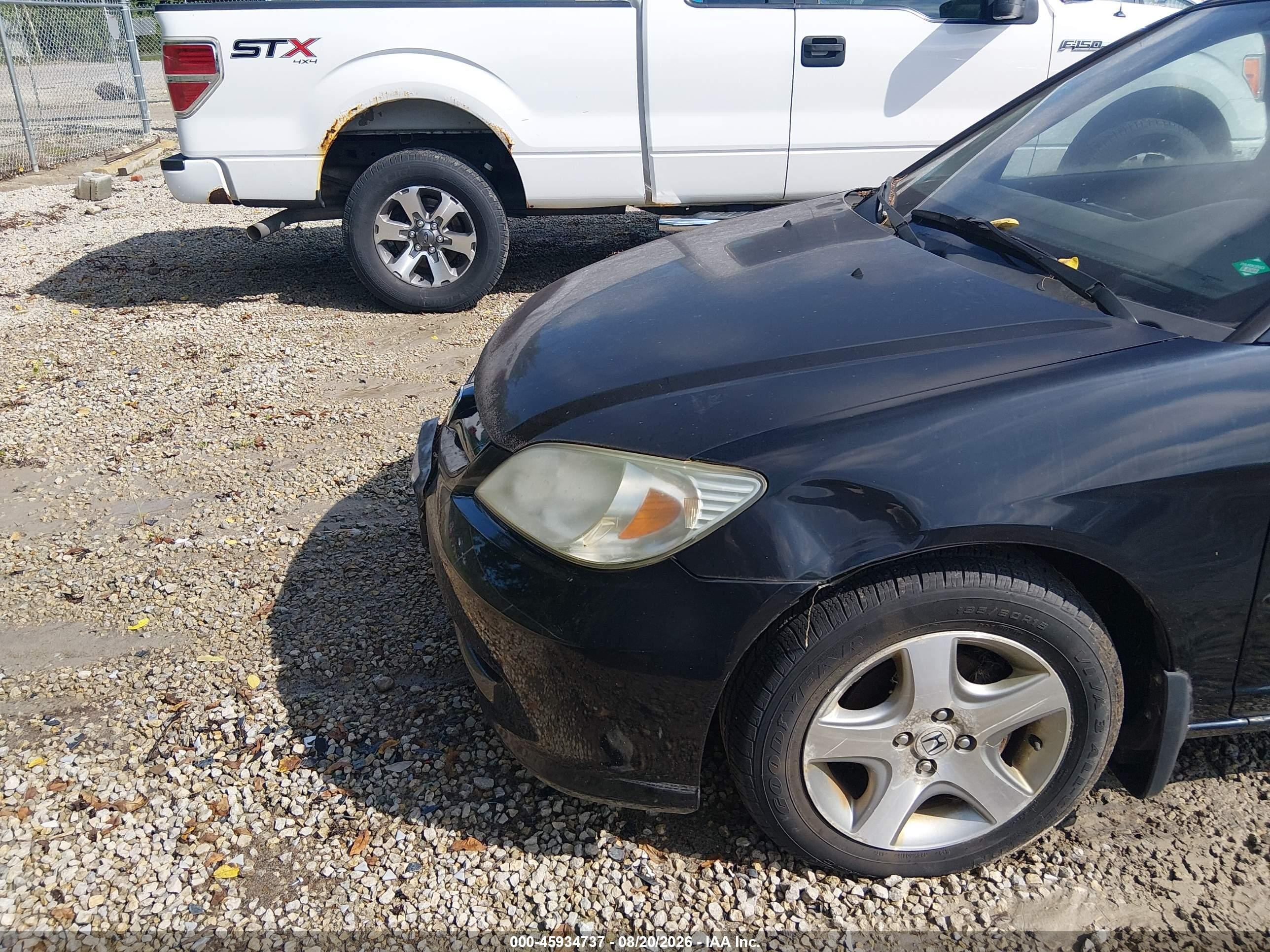 2004 Honda Civic Ex Black vin: 2HGES26874H588586