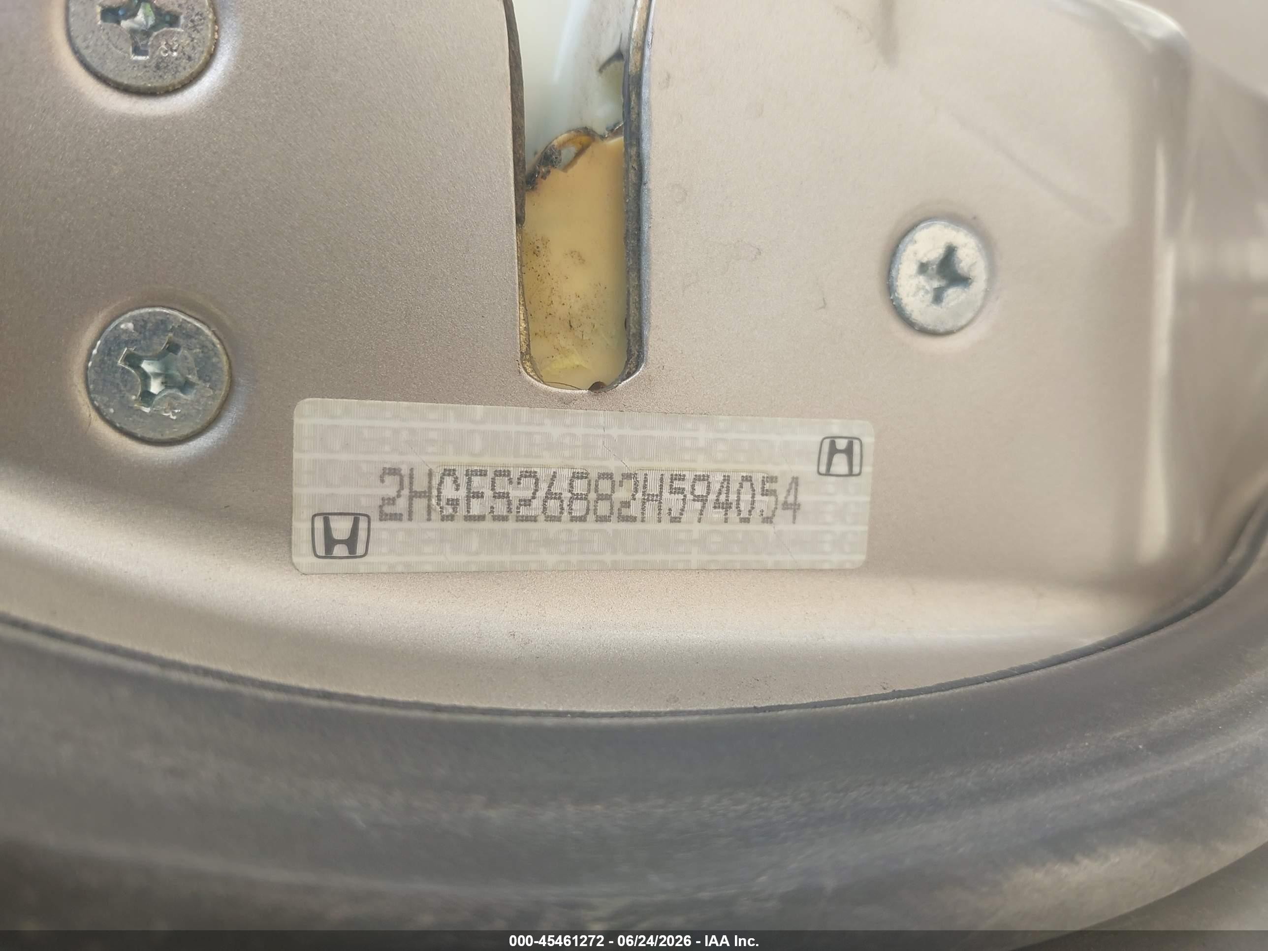 2002 Honda Civic Ex Gold vin: 2HGES26882H594054