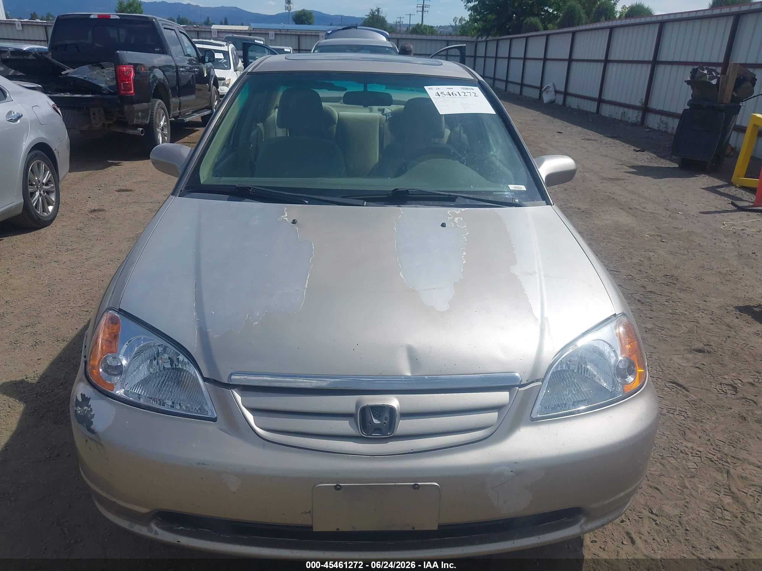 2002 Honda Civic Ex Gold vin: 2HGES26882H594054