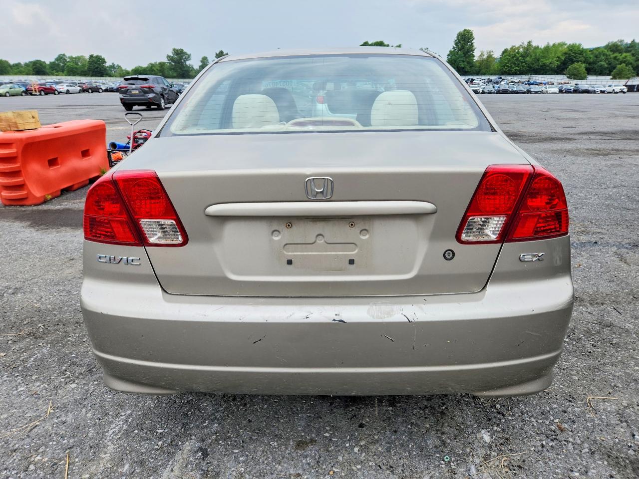 2004 Honda Civic Ex Tan vin: 2HGES26884H515209