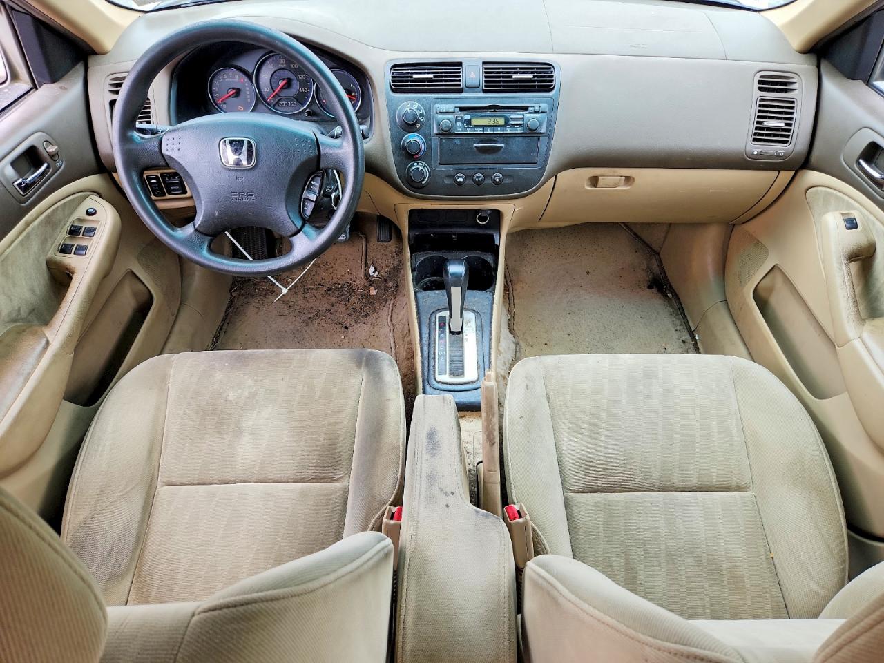 2004 Honda Civic Ex Tan vin: 2HGES26884H515209
