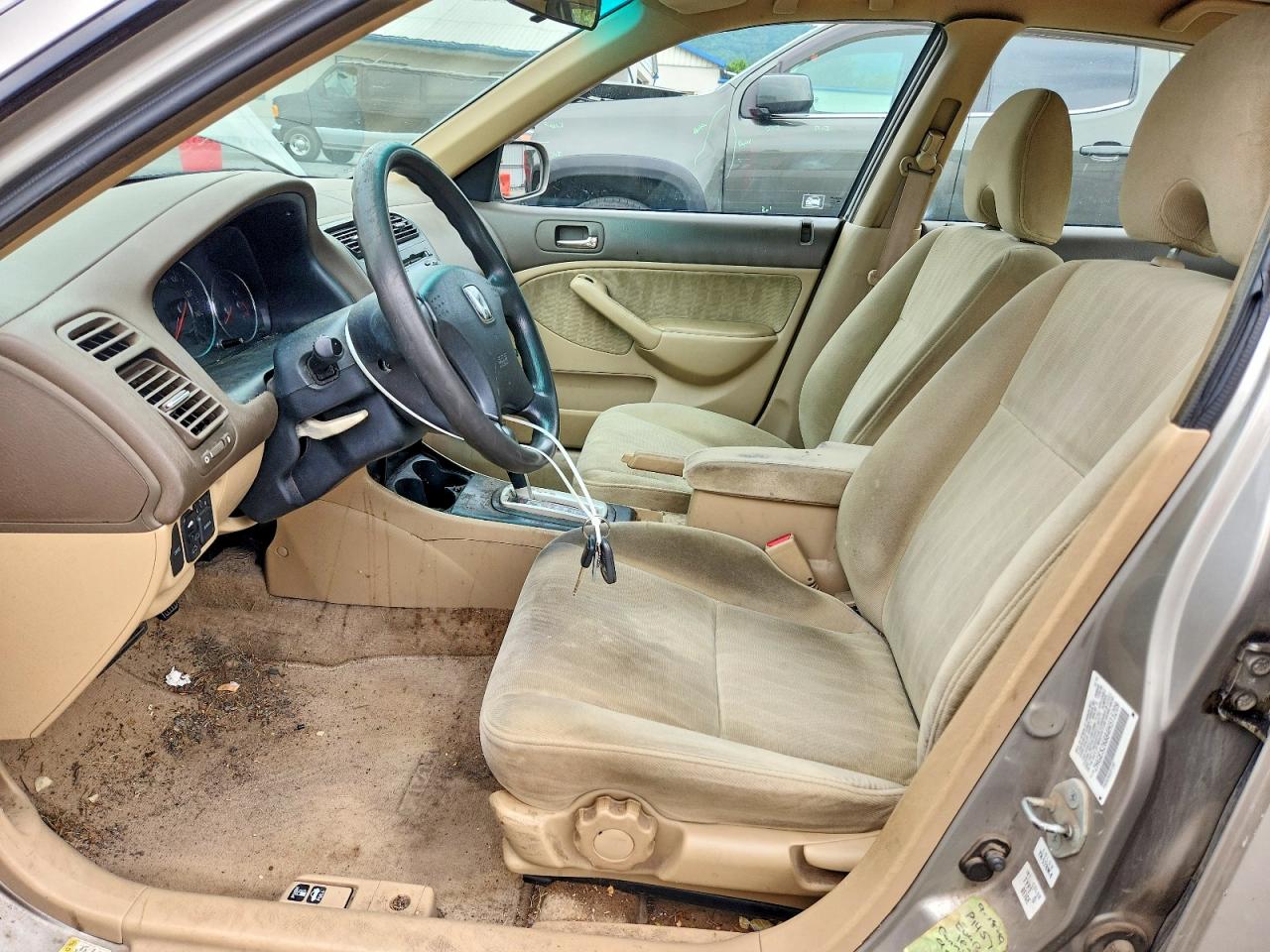 2004 Honda Civic Ex Tan vin: 2HGES26884H515209
