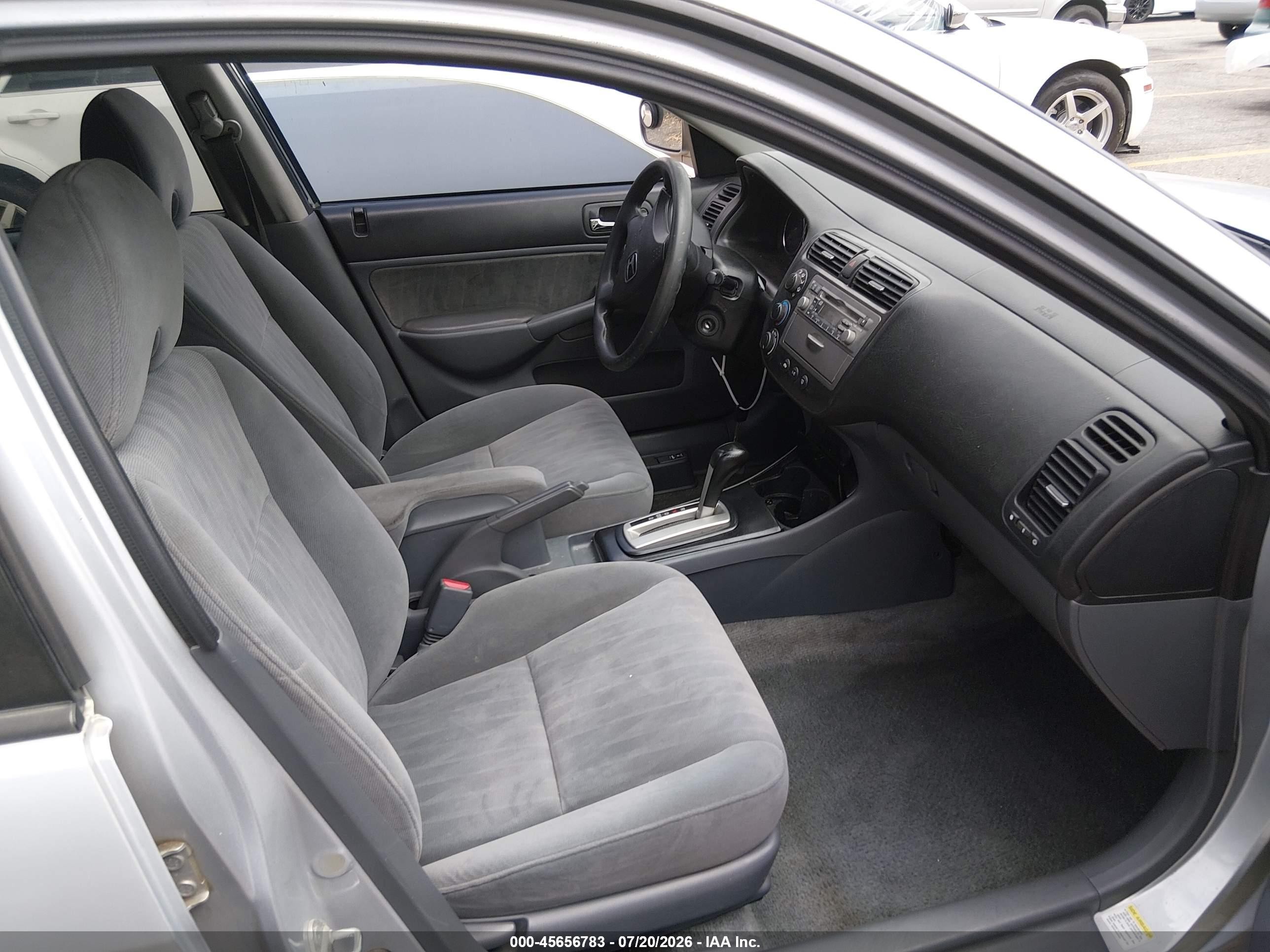 2004 Honda Civic Ex Silver vin: 2HGES268X4H522503