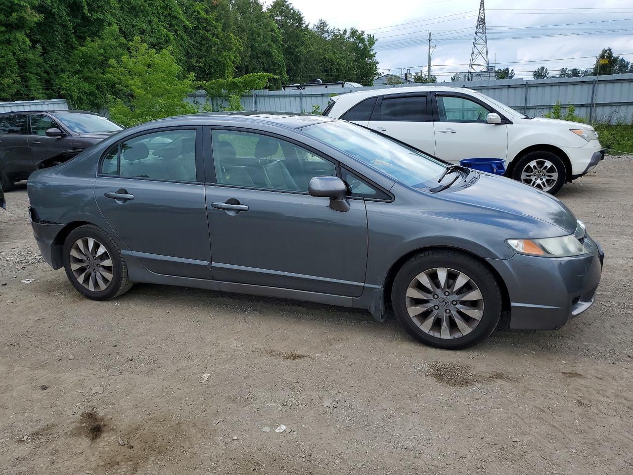 2009 Honda Civic Exl Серый vin: 2HGFA15089H009707
