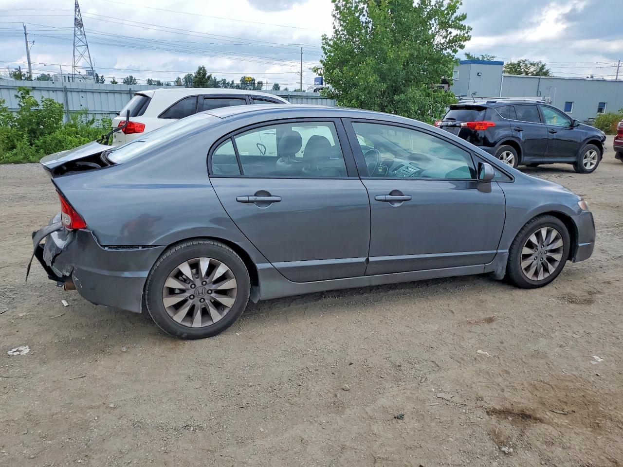 2009 Honda Civic Exl Серый vin: 2HGFA15089H009707