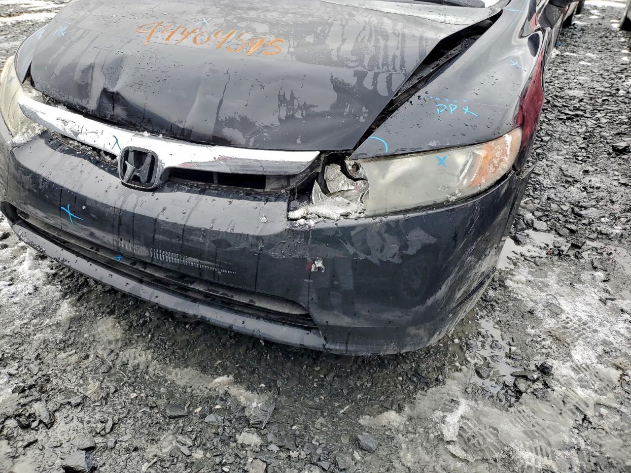 2008 Honda Civic Dx Black vin: 2HGFA15228H004714