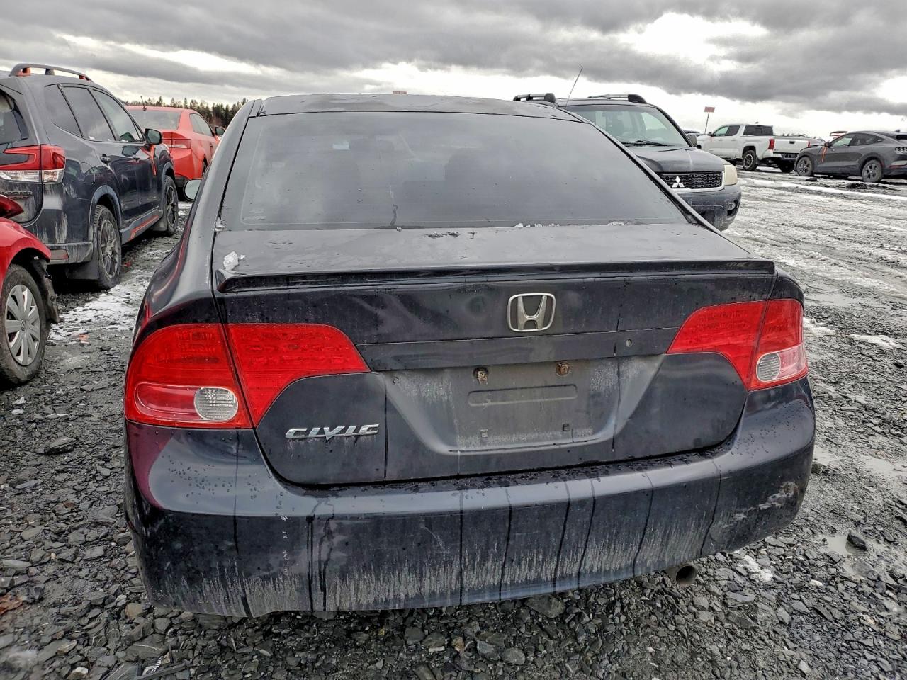 2008 Honda Civic Dx Black vin: 2HGFA15228H004714