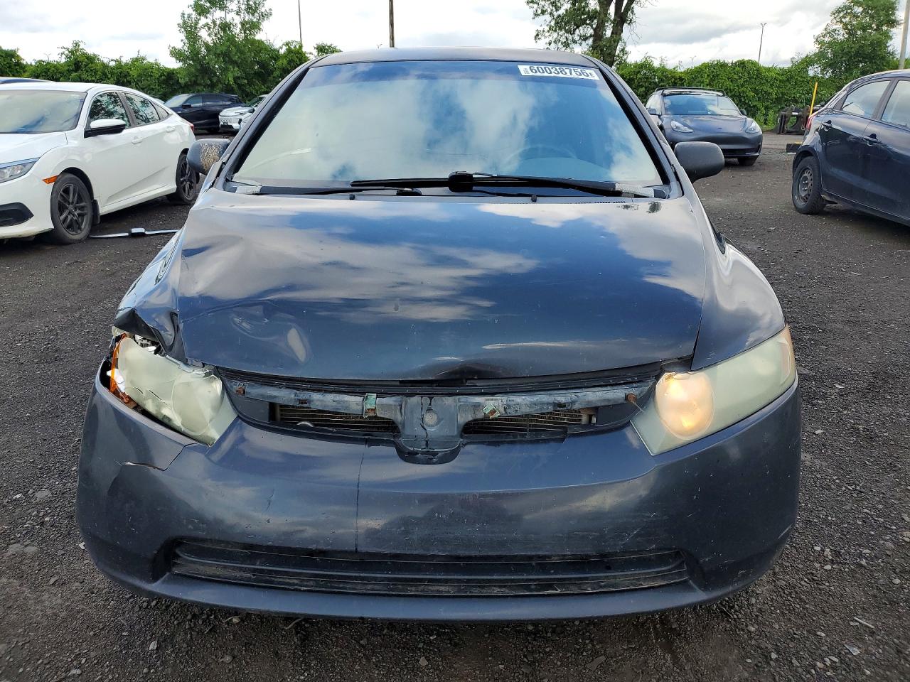 2008 Honda Civic Dx Black vin: 2HGFA15248H017299