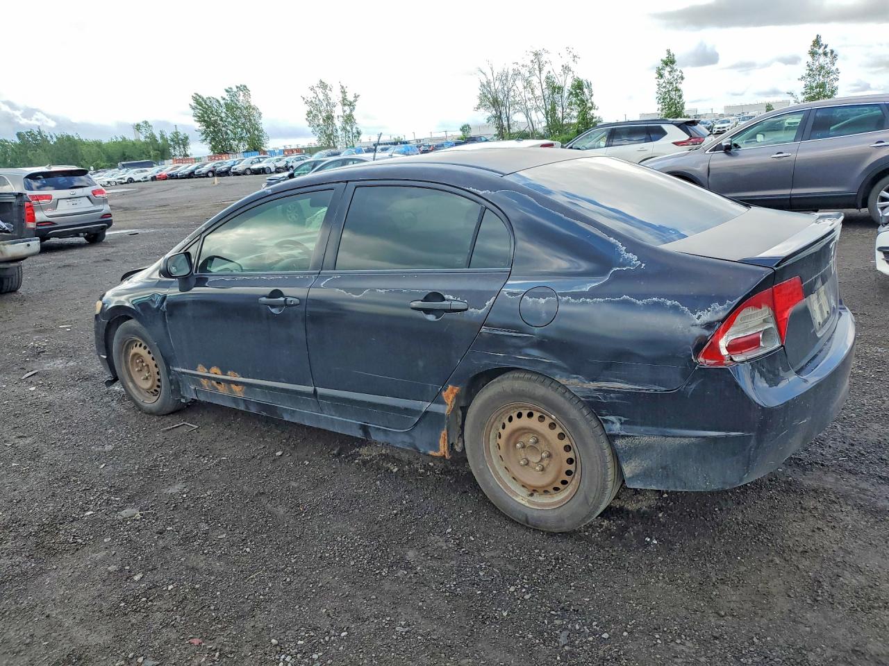 2008 Honda Civic Dx Black vin: 2HGFA15248H017299