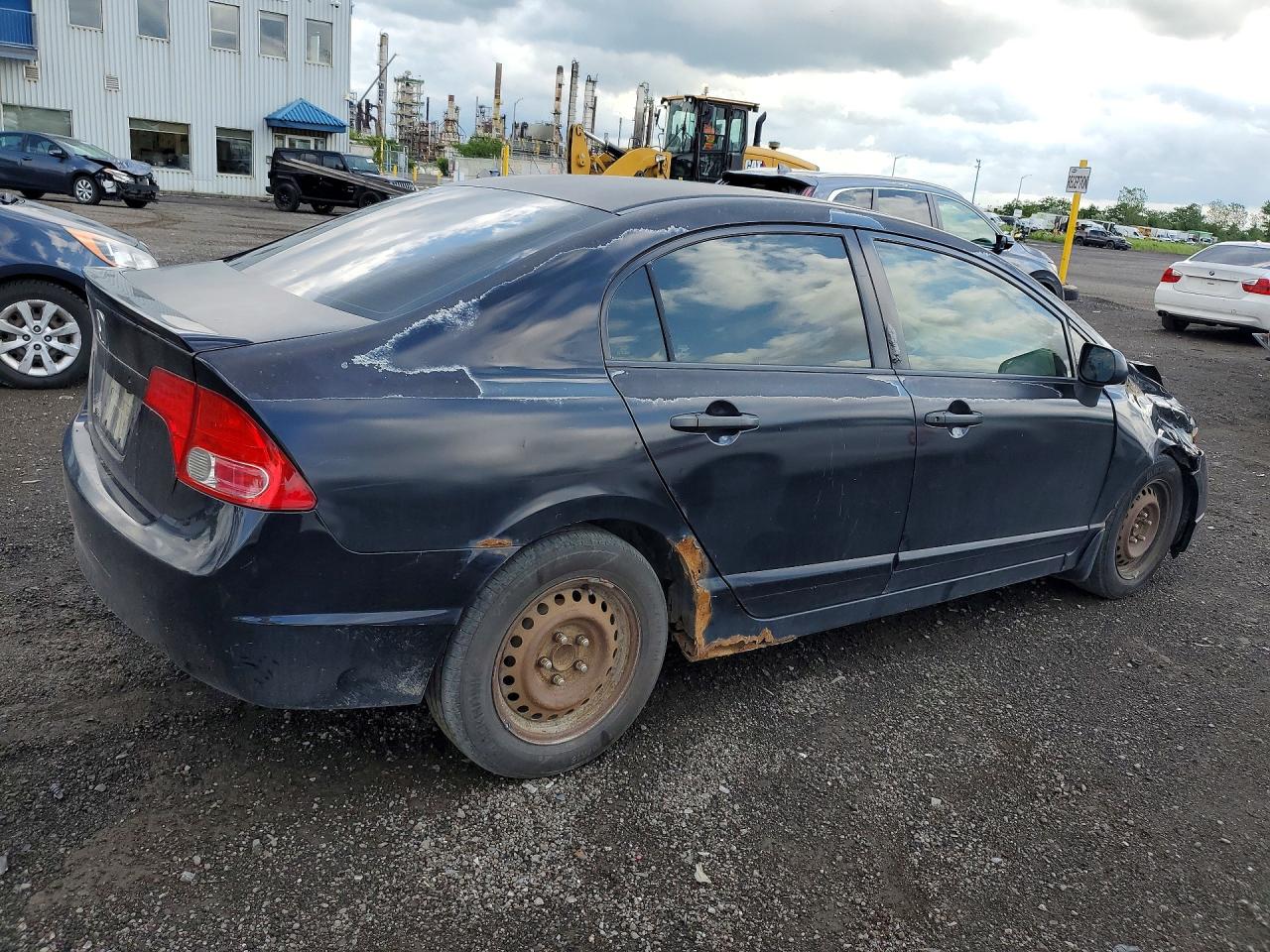 2008 Honda Civic Dx Black vin: 2HGFA15248H017299