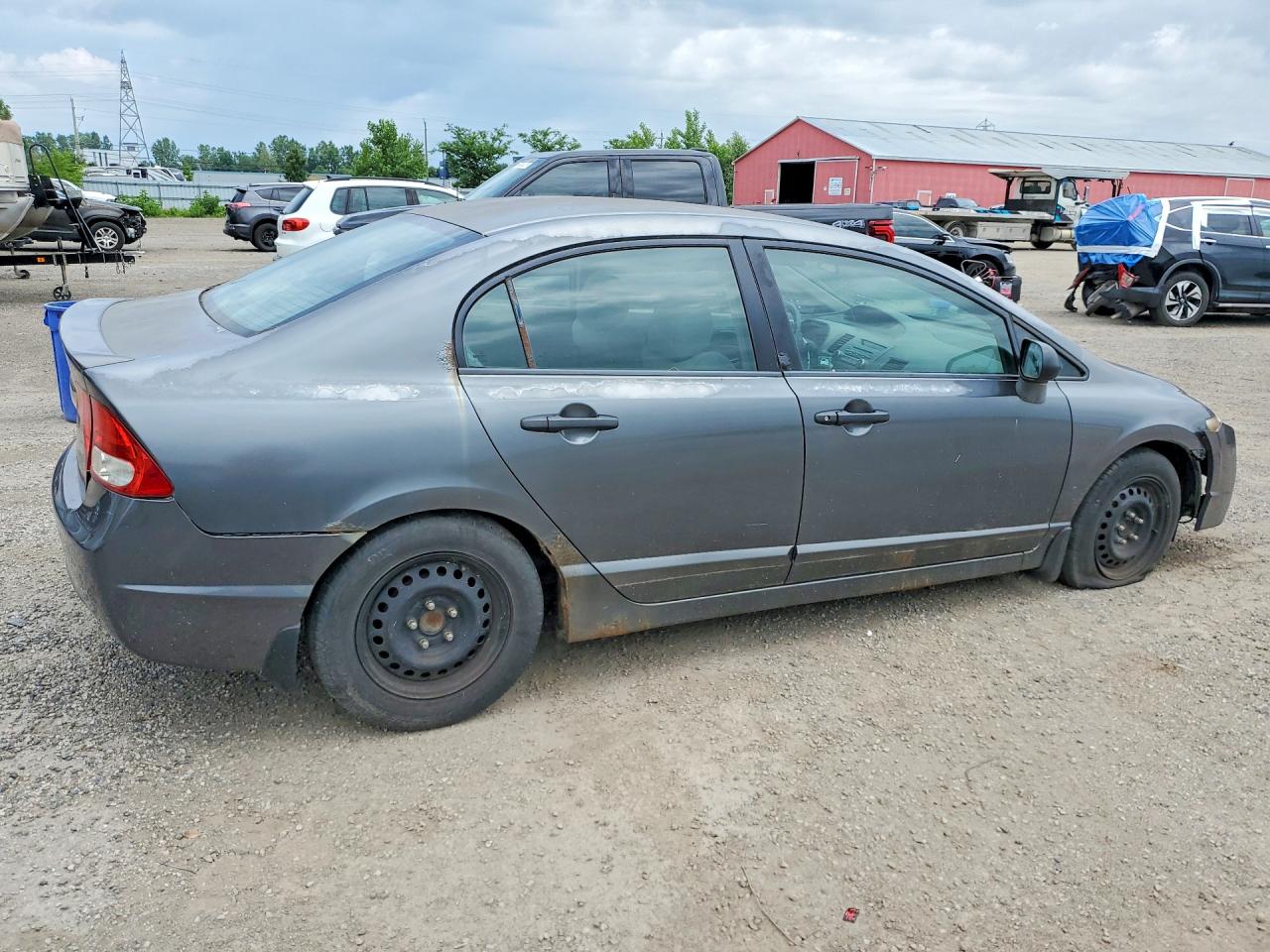 2009 Honda Civic Dx Gray vin: 2HGFA15249H002819