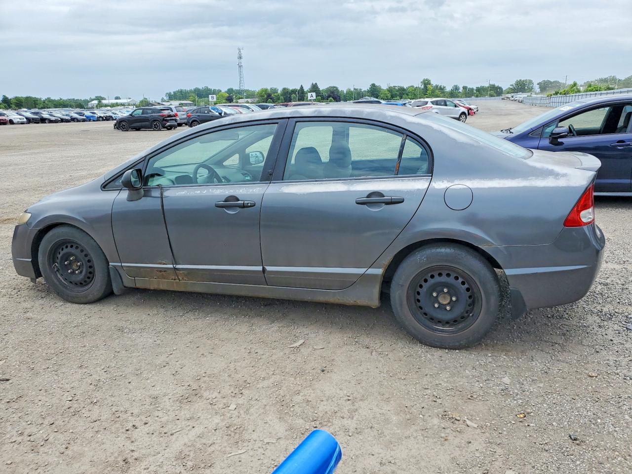 2009 Honda Civic Dx Gray vin: 2HGFA15249H002819