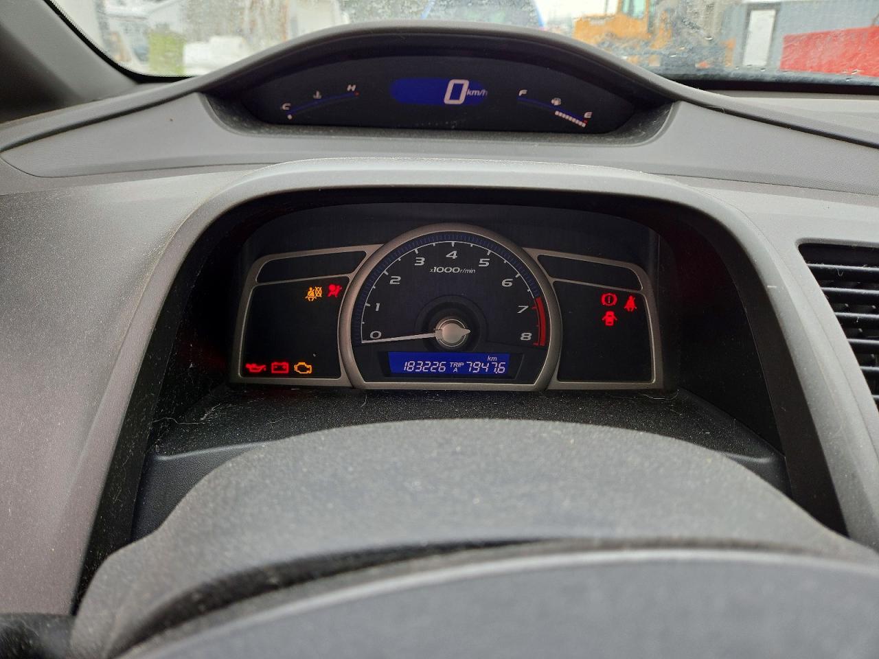 2008 Honda Civic Dx Blue vin: 2HGFA15268H024349