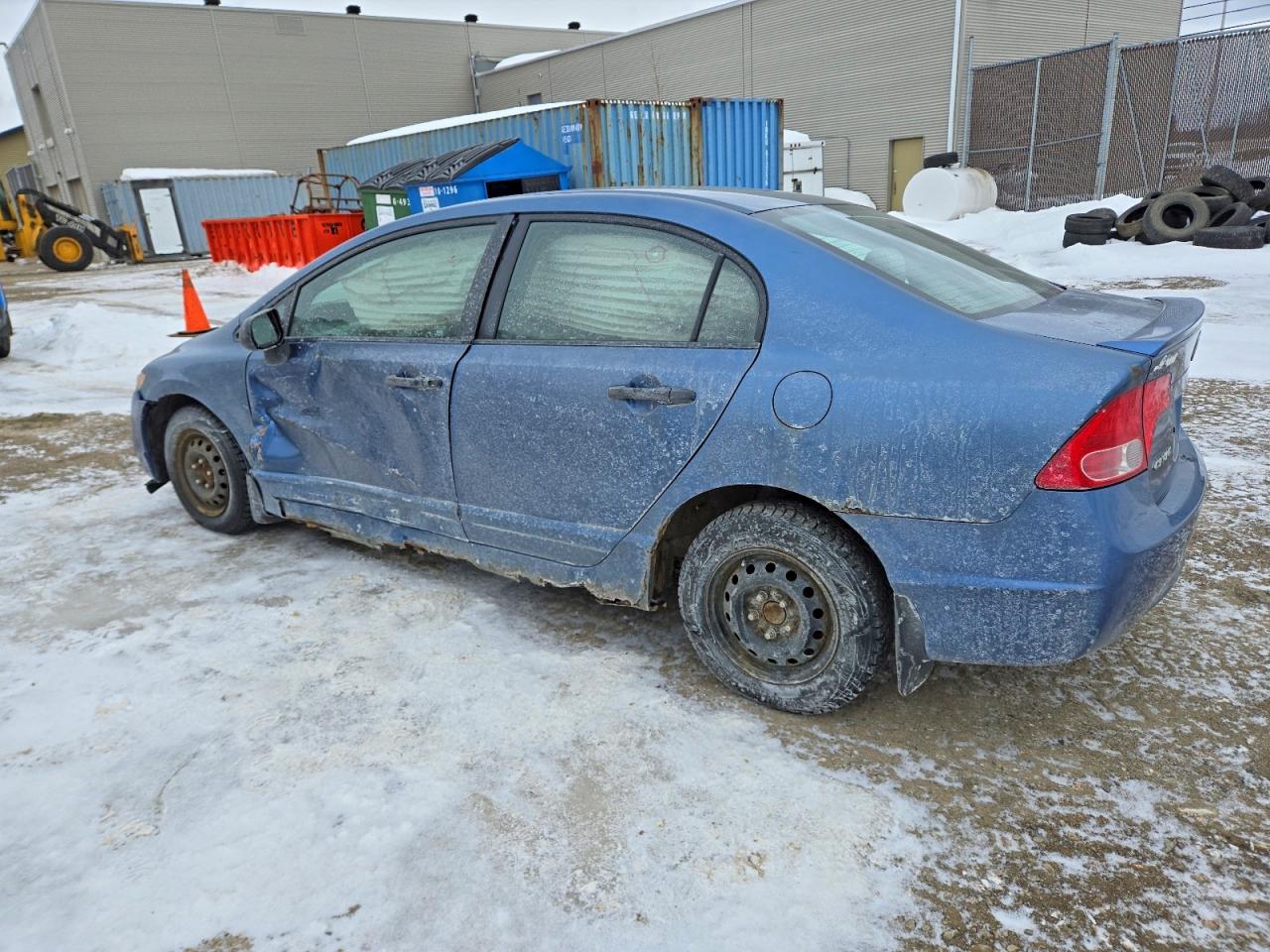 2008 Honda Civic Dx Blue vin: 2HGFA15268H024349