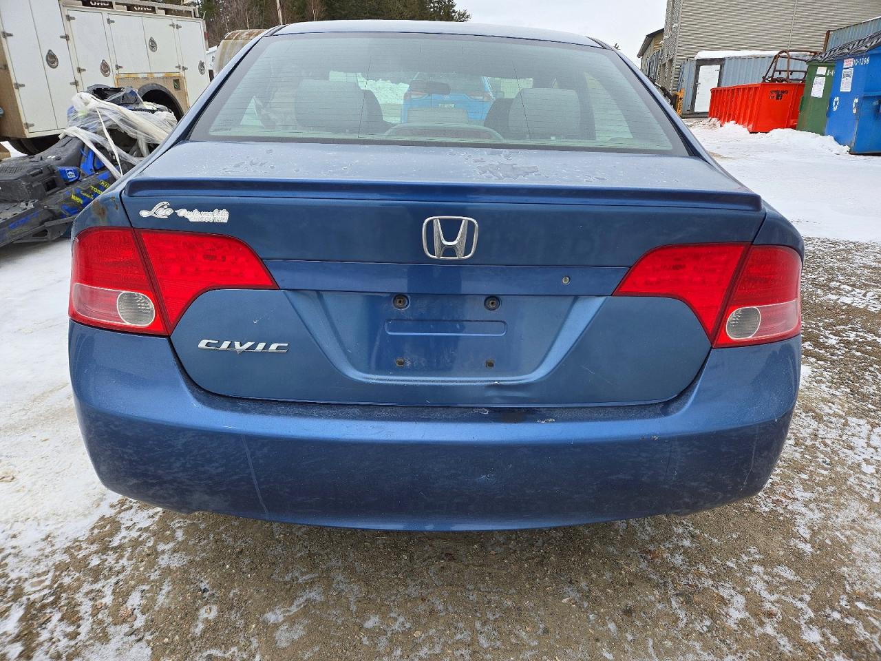 2008 Honda Civic Dx Blue vin: 2HGFA15268H024349