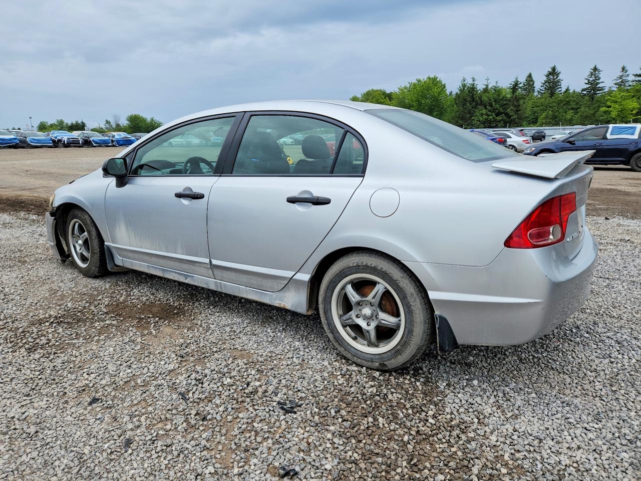 2007 Honda Civic Dx Silver vin: 2HGFA15317H037775