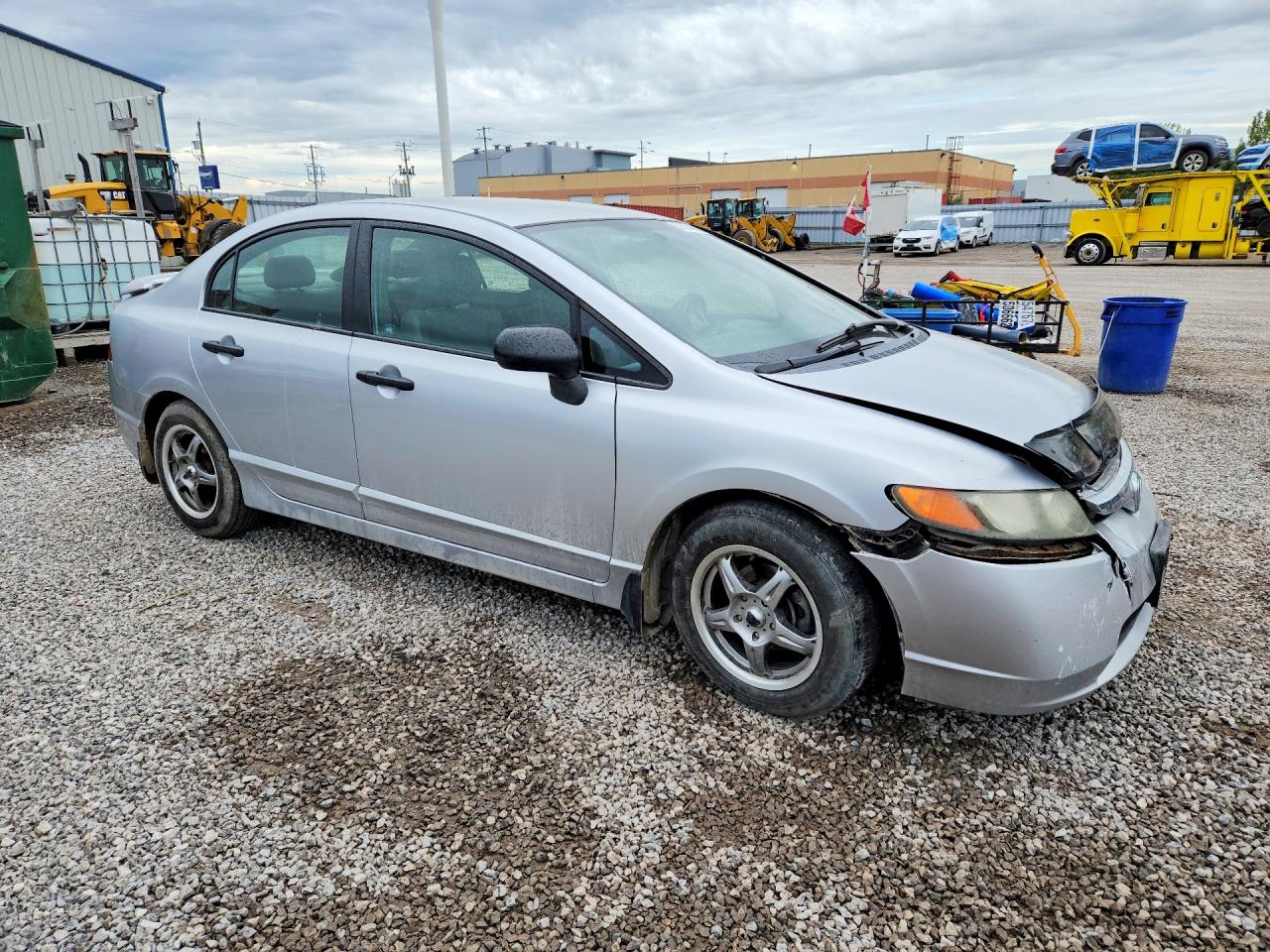2007 Honda Civic Dx Silver vin: 2HGFA15317H037775