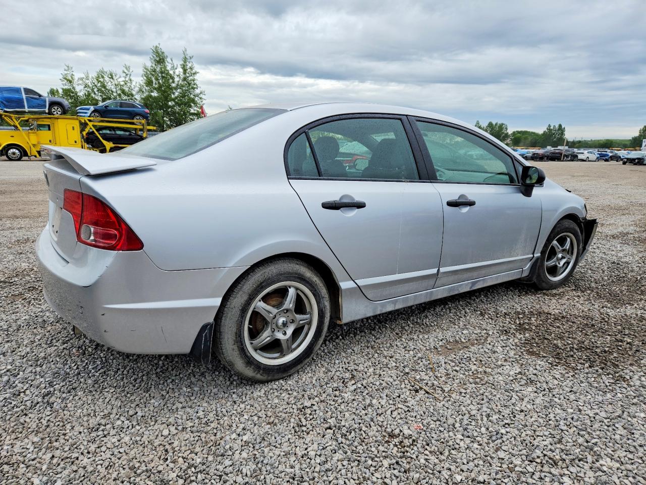 2007 Honda Civic Dx Silver vin: 2HGFA15317H037775