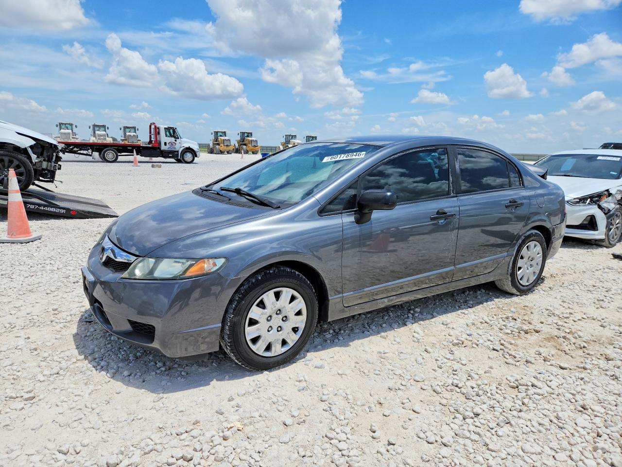 2009 Honda Civic Vp Gray vin: 2HGFA15329H505189