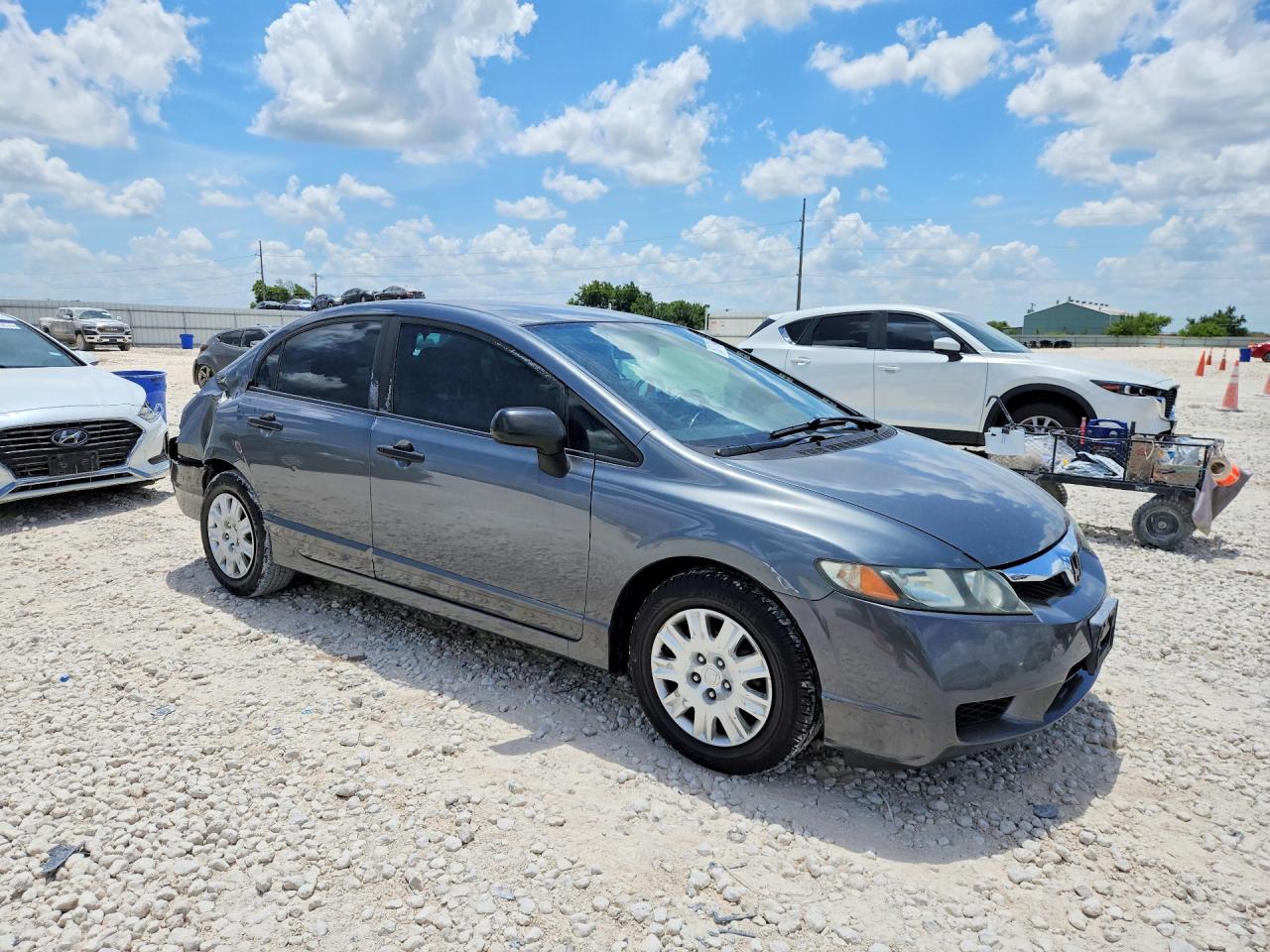 2009 Honda Civic Vp Gray vin: 2HGFA15329H505189