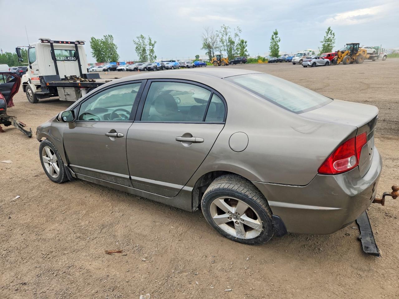 2007 Honda Civic Lx Gray vin: 2HGFA15507H043133