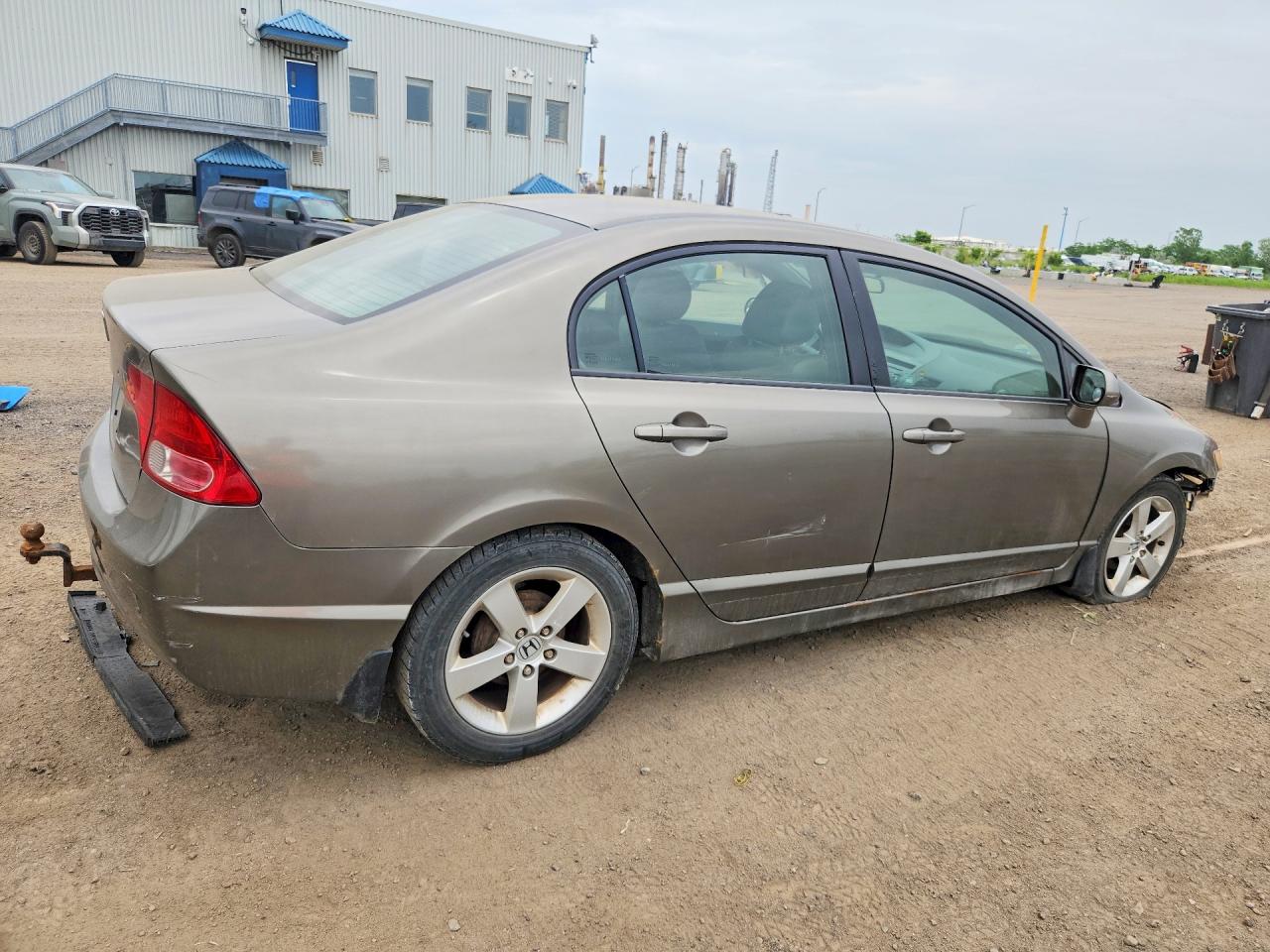 2007 Honda Civic Lx Gray vin: 2HGFA15507H043133