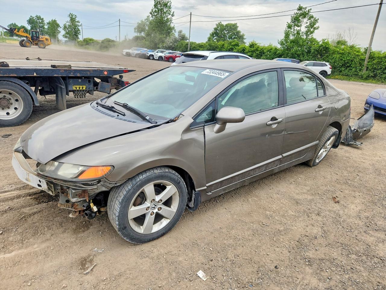 2007 Honda Civic Lx Gray vin: 2HGFA15507H043133