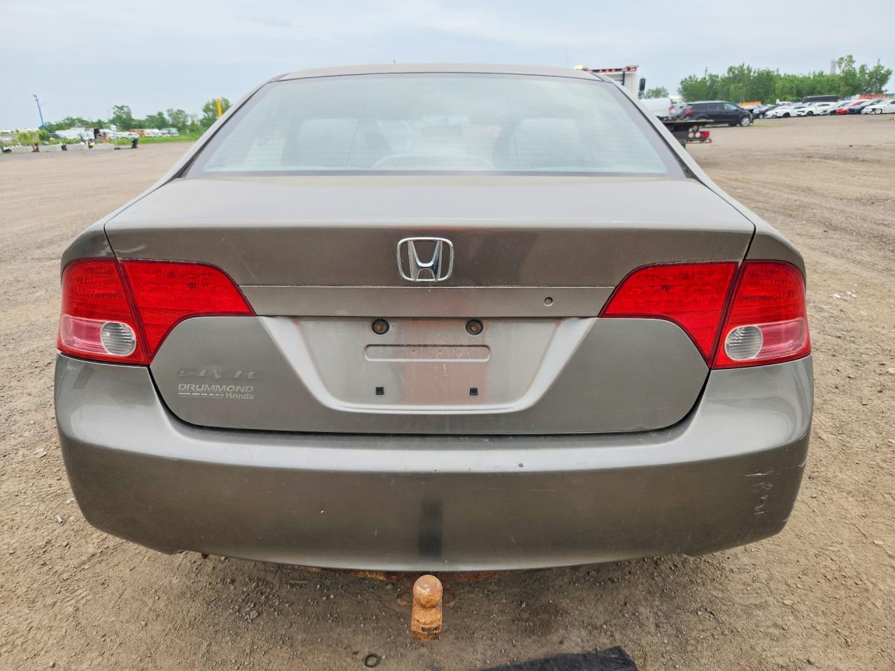 2007 Honda Civic Lx Gray vin: 2HGFA15507H043133