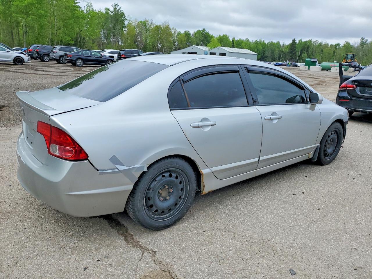 2008 Honda Civic Lx Silver vin: 2HGFA15508H006164
