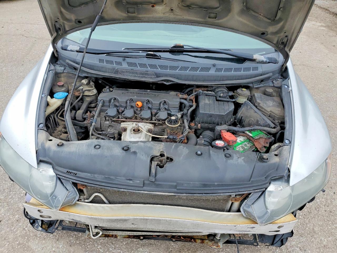 2008 Honda Civic Lx Silver vin: 2HGFA15508H006164
