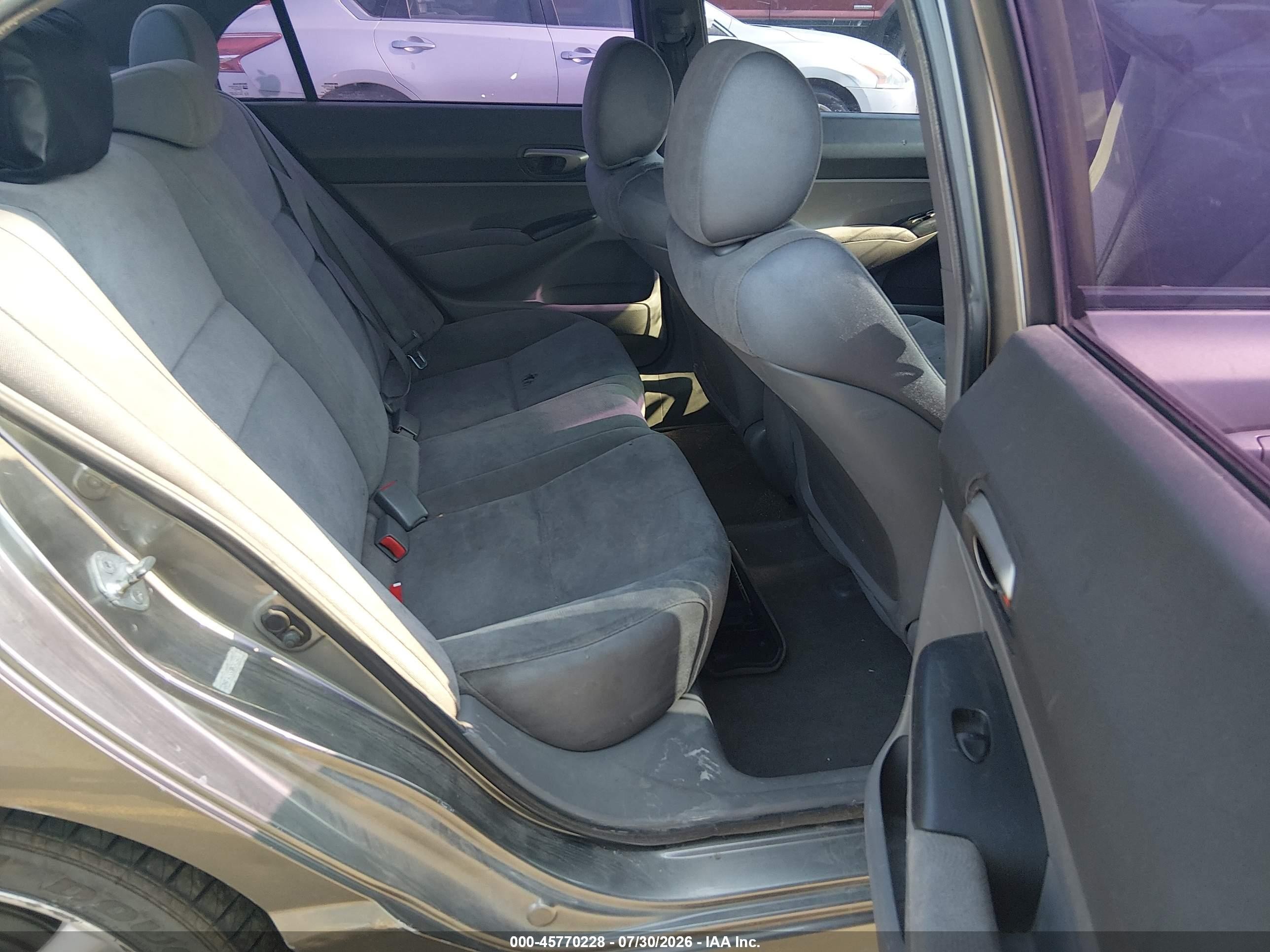 2008 Honda Civic Lx Gray vin: 2HGFA15508H341540
