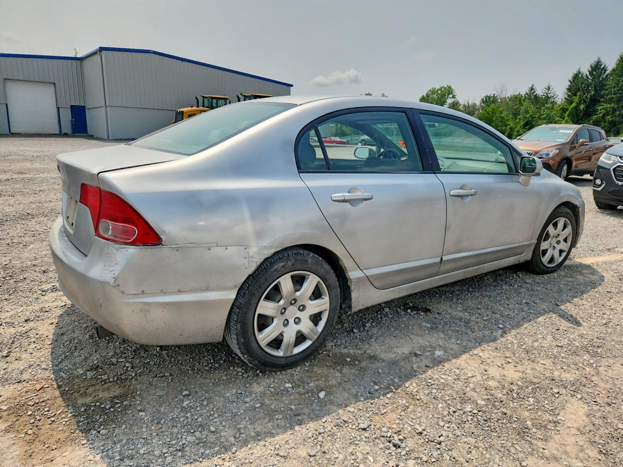 2008 Honda Civic Lx Silver vin: 2HGFA15508H512173