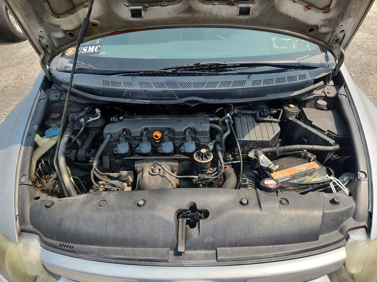 2008 Honda Civic Lx Silver vin: 2HGFA15508H512173