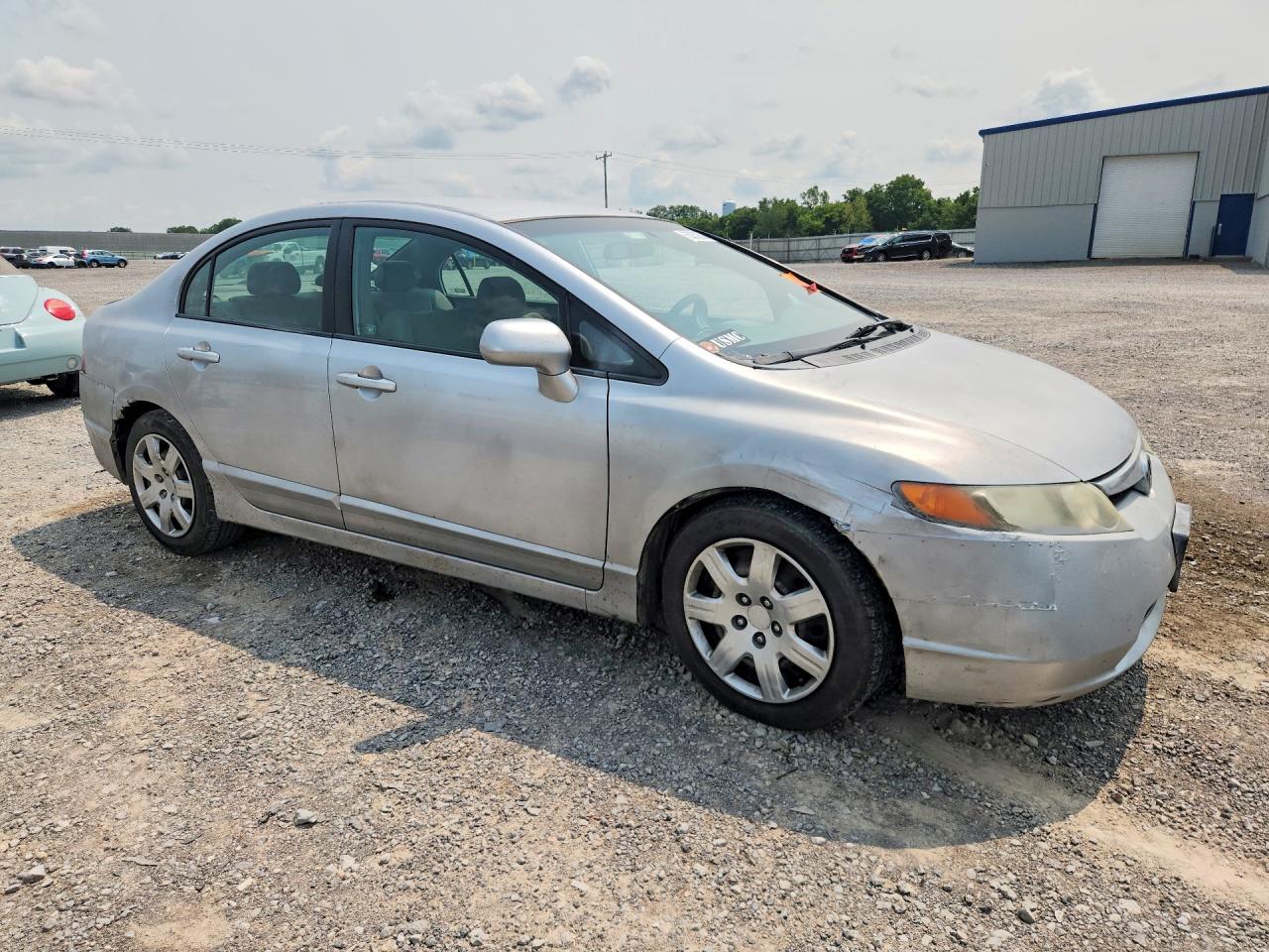 2008 Honda Civic Lx Silver vin: 2HGFA15508H512173