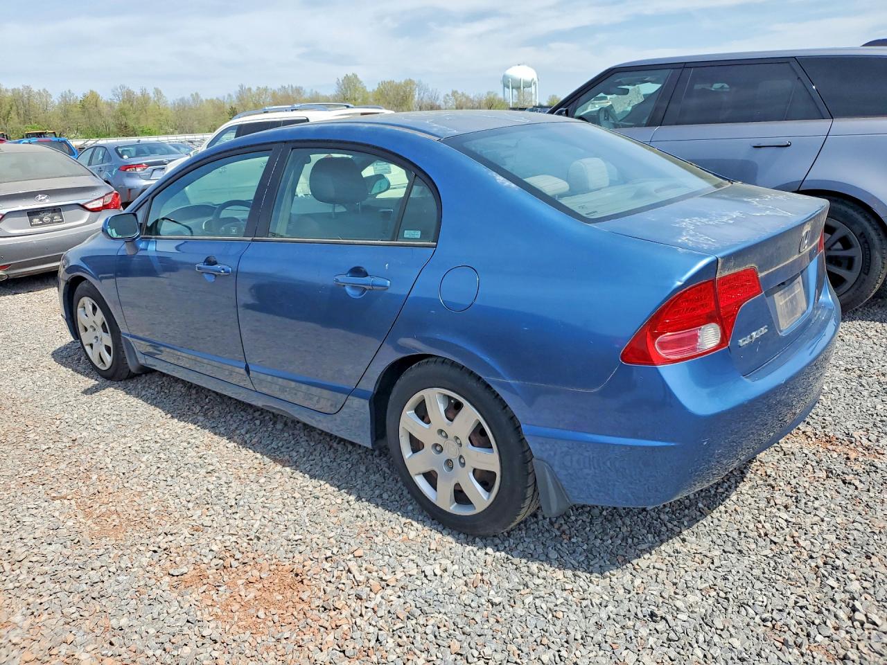 2006 Honda Civic Lx Blue vin: 2HGFA15526H510258