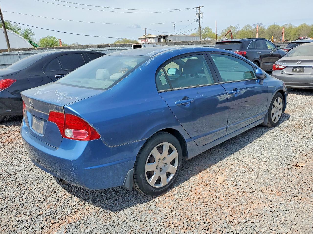 2006 Honda Civic Lx Blue vin: 2HGFA15526H510258