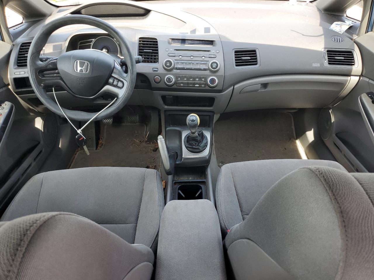 2006 Honda Civic Lx Blue vin: 2HGFA15526H510258