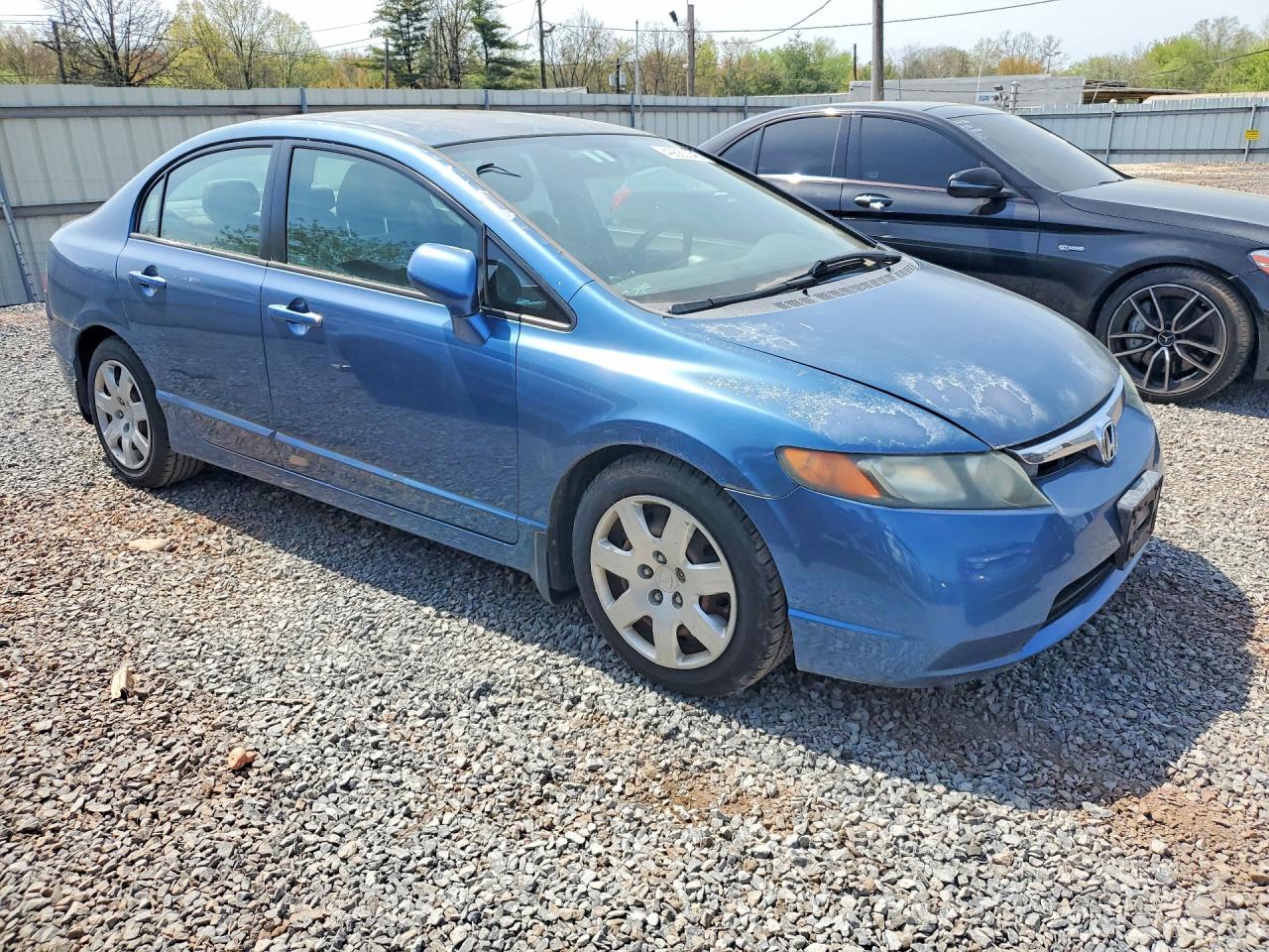 2006 Honda Civic Lx Blue vin: 2HGFA15526H510258