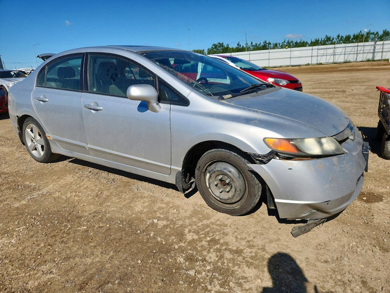 2008 Honda Civic Lx Silver vin: 2HGFA15528H006327