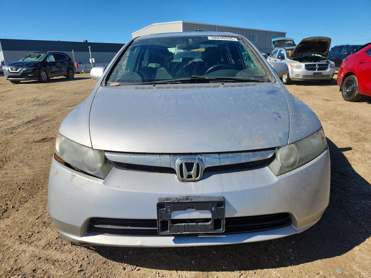 2008 Honda Civic Lx Silver vin: 2HGFA15528H006327
