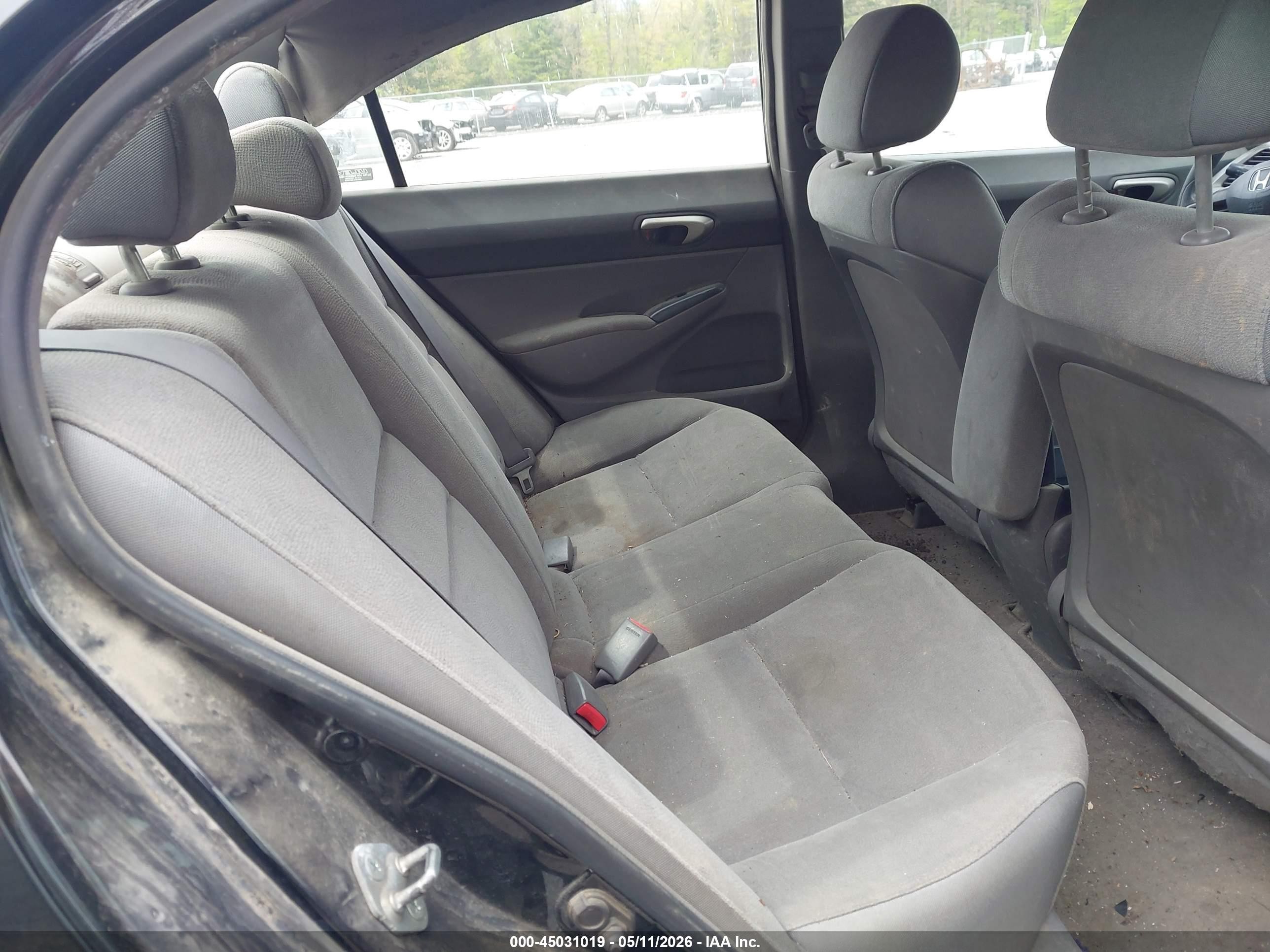 2008 Honda Civic Lx Black vin: 2HGFA15528H331513