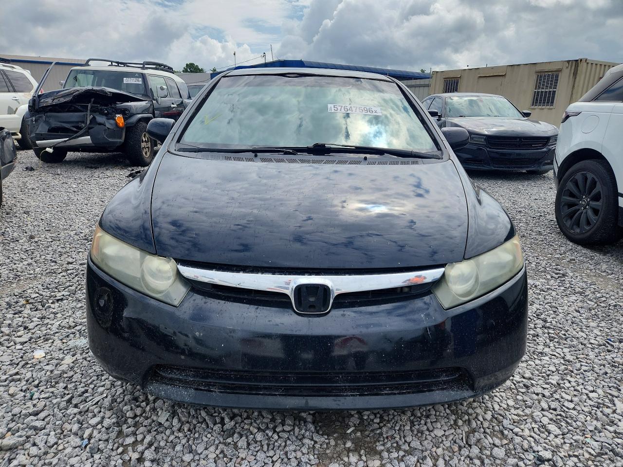 2008 Honda Civic Lx Gray vin: 2HGFA15528H514653