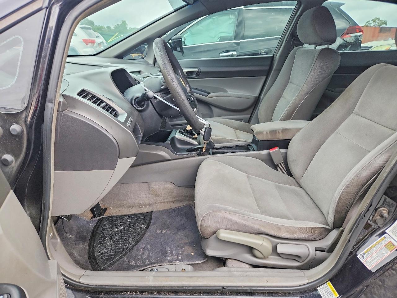 2008 Honda Civic Lx Gray vin: 2HGFA15528H514653