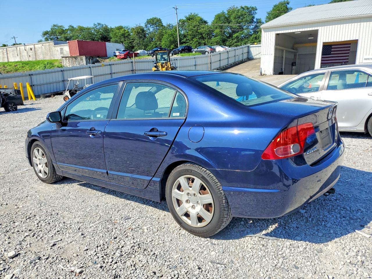 2008 Honda Civic Lx Blue vin: 2HGFA15528H527600