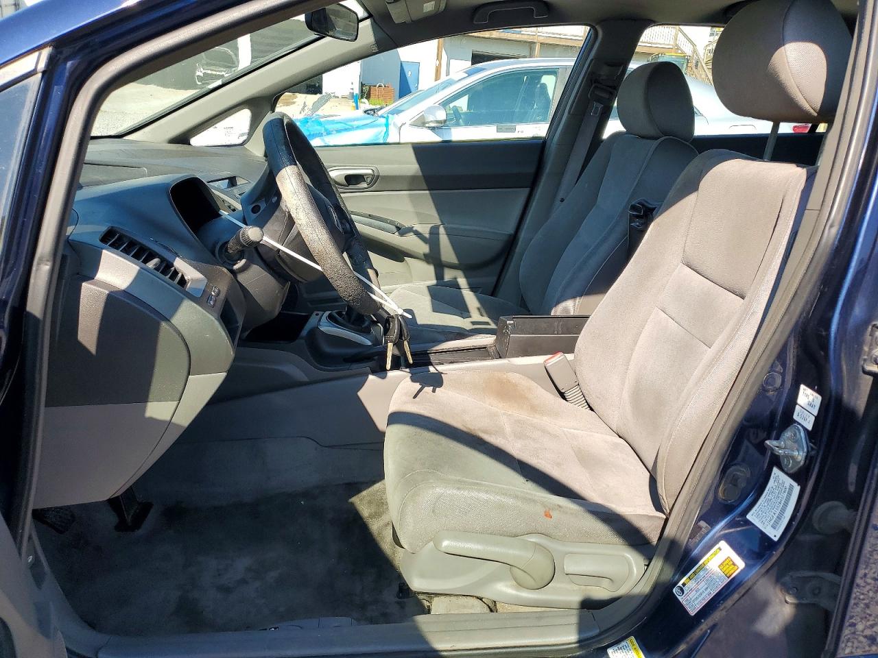 2008 Honda Civic Lx Blue vin: 2HGFA15528H527600